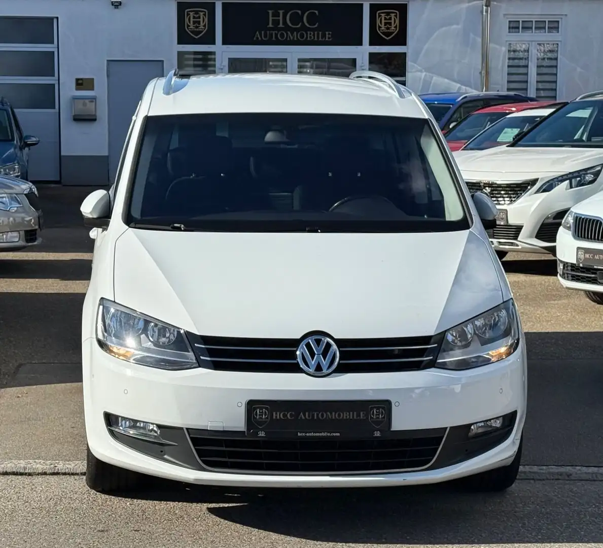 Volkswagen Sharan Cup BMT-7.SITZE-KLIMA-SHZ-PDC- Weiß - 1