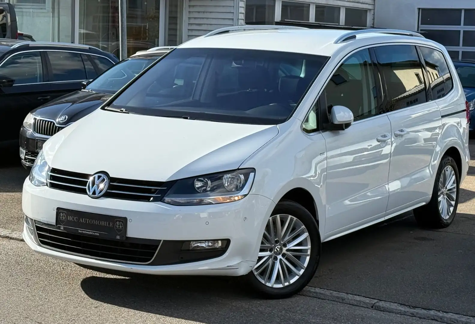 Volkswagen Sharan Cup BMT-7.SITZE-KLIMA-SHZ-PDC- Weiß - 2