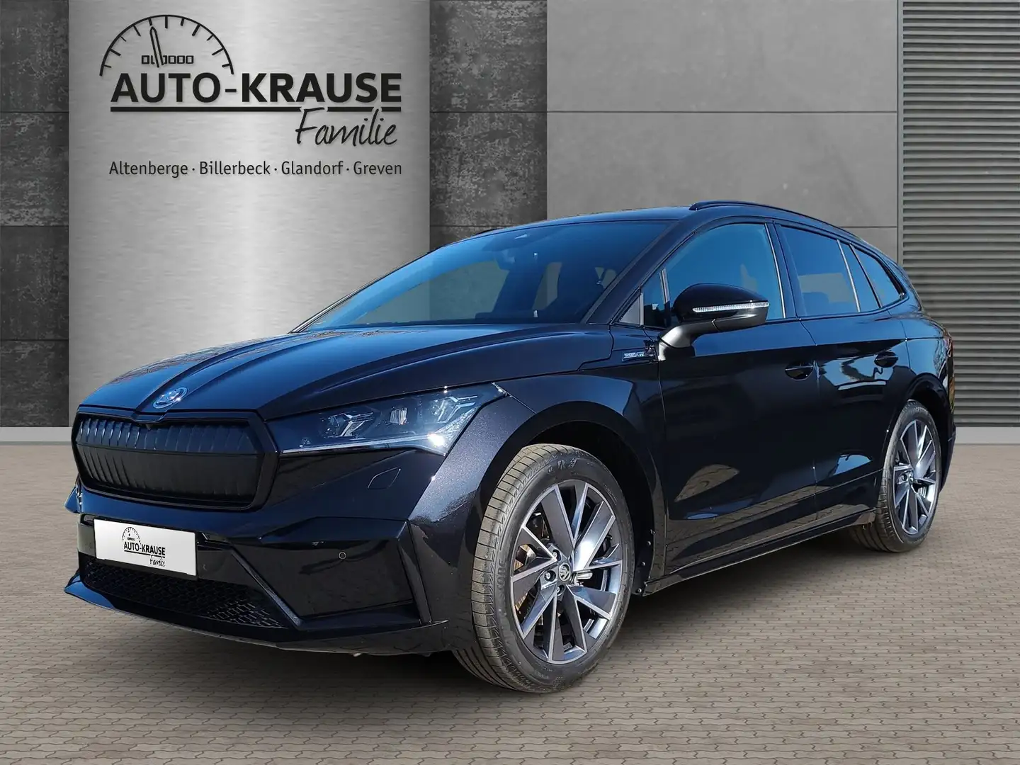 Skoda Enyaq iV 60 Sportline Schwarz - 1