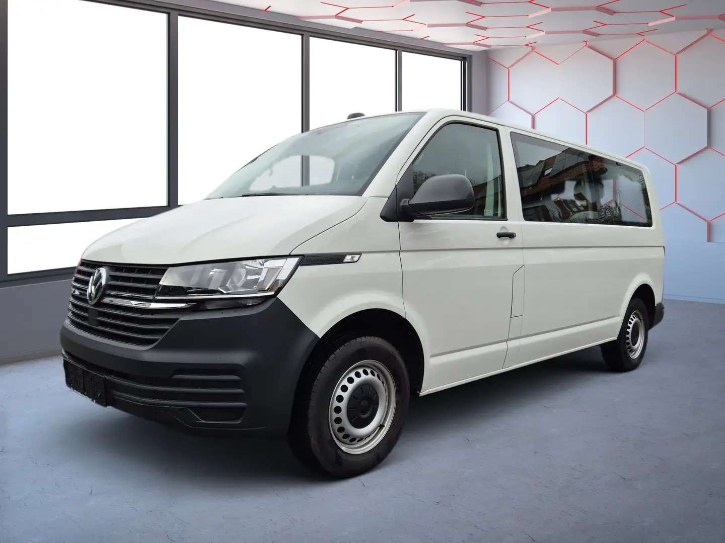 Volkswagen T6.1 Transporter Kombi LR TDI Blanc - 1