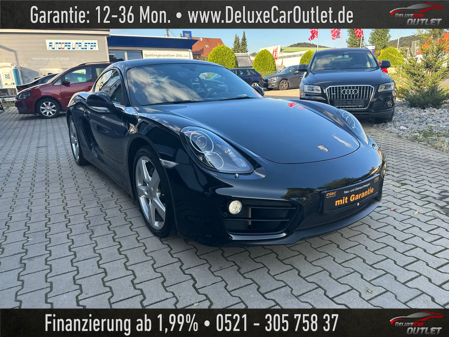 Porsche Cayman Porsche approved Inspk. Neu bei Porsche HU/AU Neu Czarny - 1