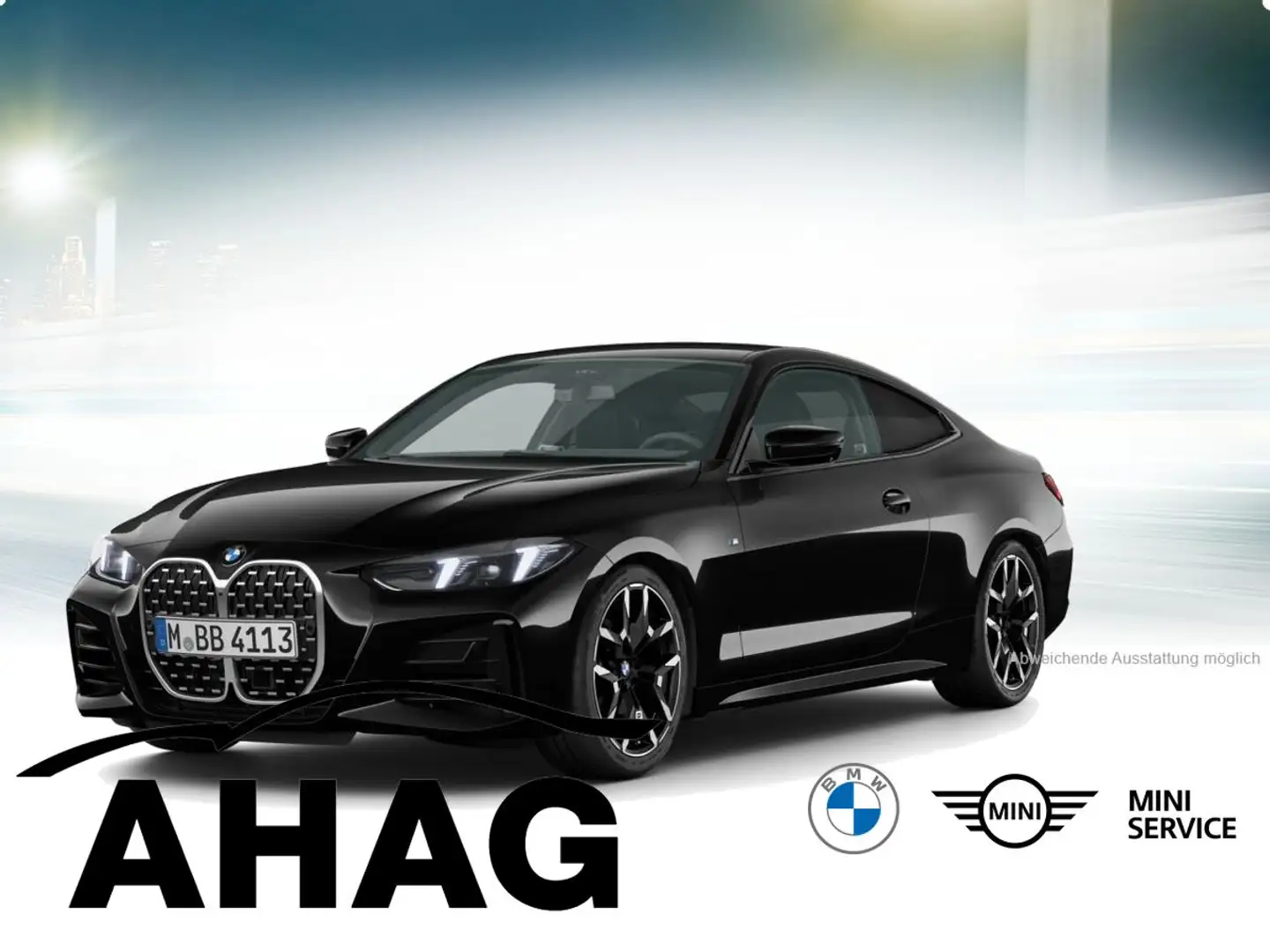 BMW 420 d xDrive Coupe M Sportpaket Innovationsp. RFT Noir - 2
