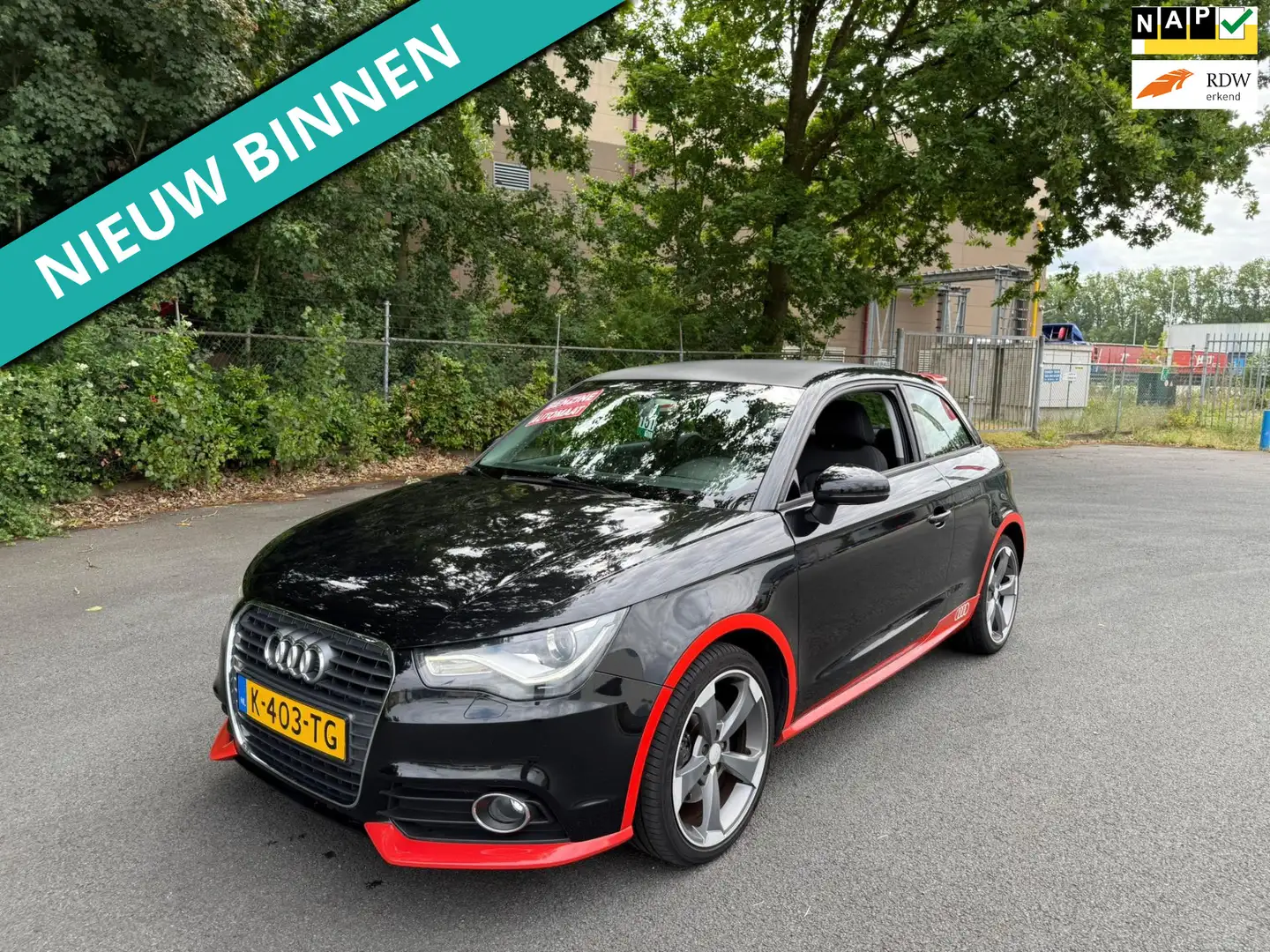 Audi A1 1.4 TFSI Ambition NETTE ONE EDITION RIJDT EN SCHAK Noir - 1