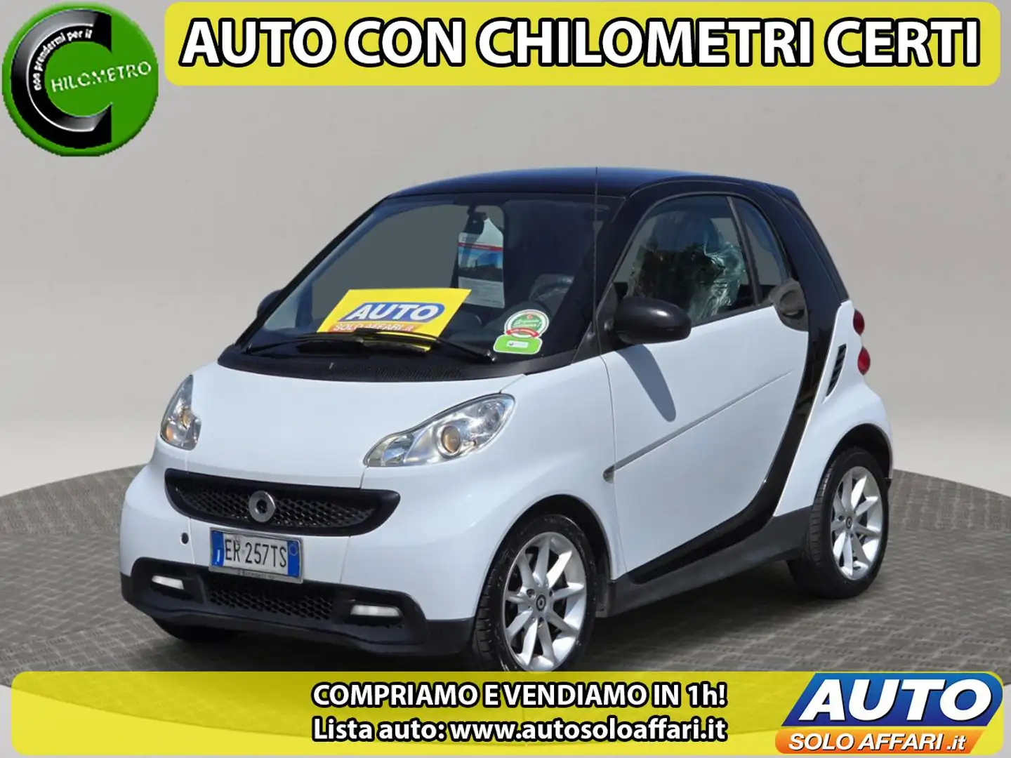 smart forTwo 1000 MHD PASSION 99.000KM AUTOMATICA/RATE/PERMUTE Bianco - 1