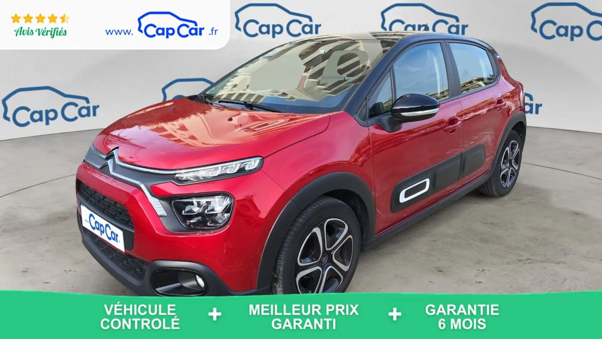 Citroen C3 1.2 PureTech 82 Attraction Rouge - 1