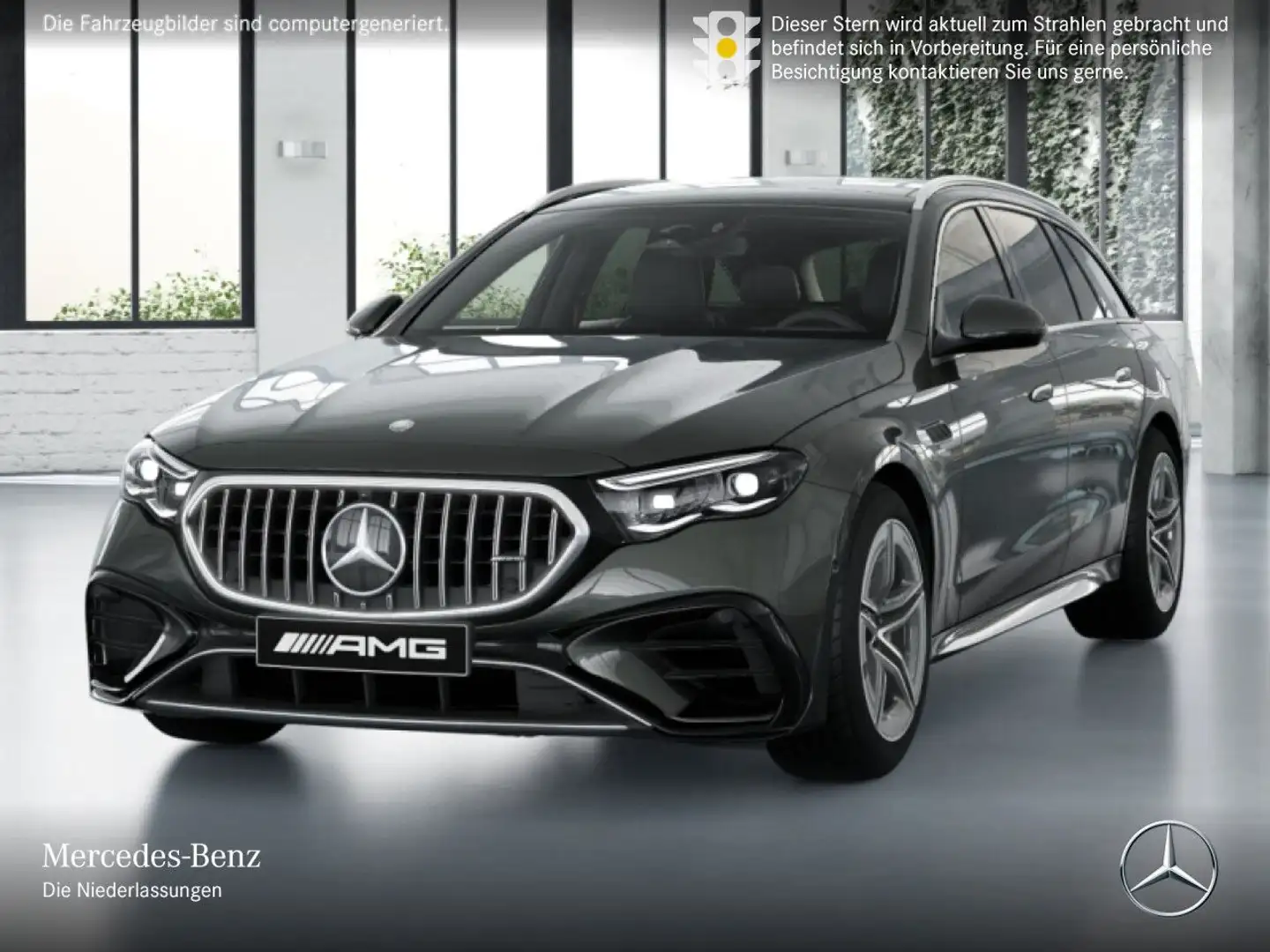 Mercedes-Benz E 53 AMG T 4M Hybrid 360° Pano Distr+ AHK Kamera Grau - 2