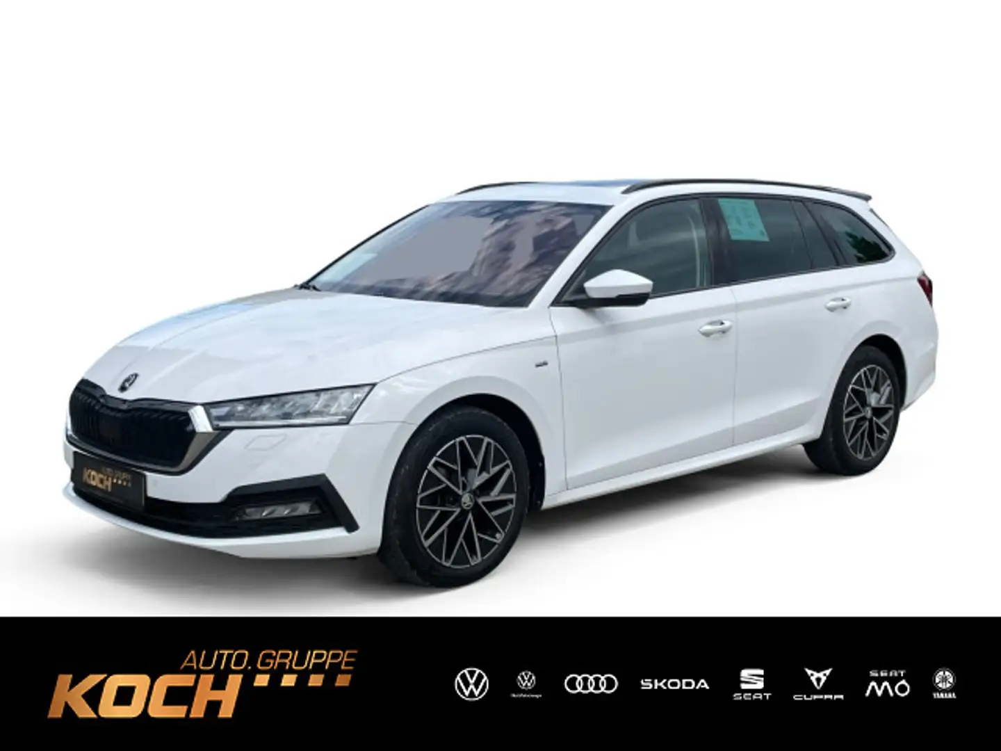 Skoda Octavia Combi Clever 2.0 TDI DSG *NAVI*PANODACH* Weiß - 1