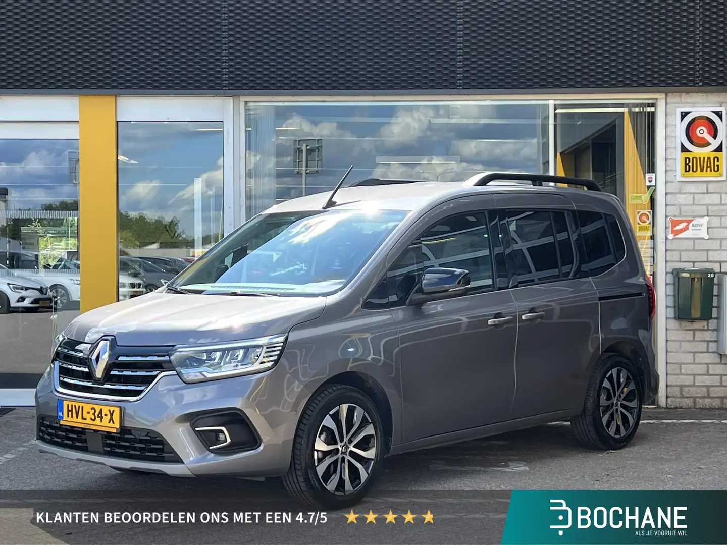 Renault Kangoo TCe 100 Intens | Navigatie | Achteruitrijcamera | Grijs - 1