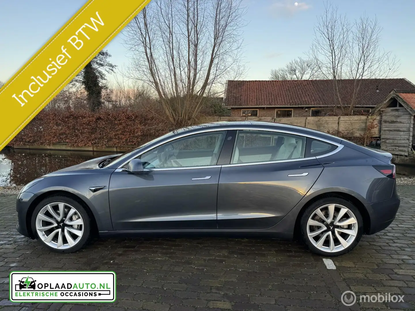 Tesla Model 3 Long Range AWD 75 | INCL FSD! | Wit interieur Grijs - 2