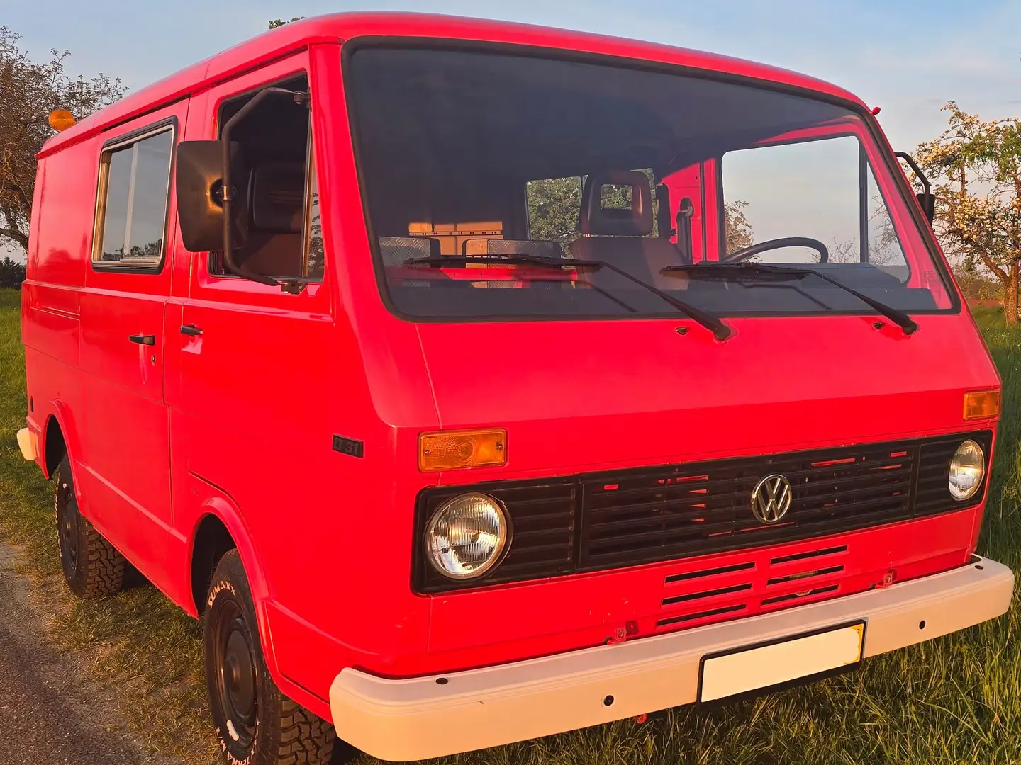 Volkswagen LT 31 Oldtimer (H-Gutachten) Roşu - 1