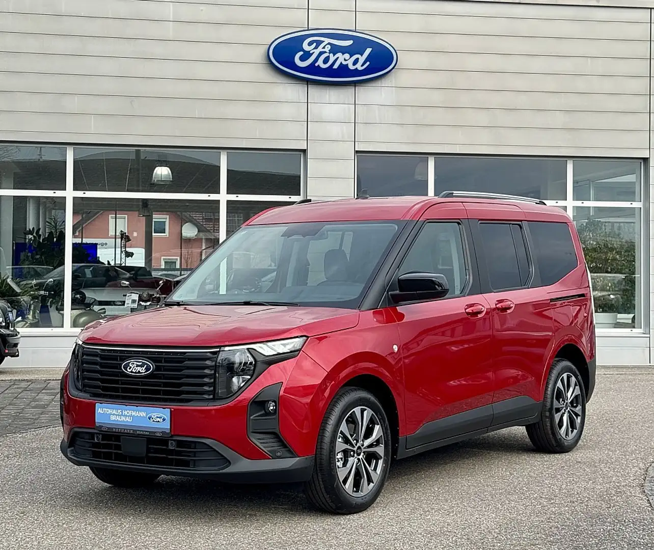 Ford Tourneo Courier 1,0 EcoBoost Titanium Rood - 1