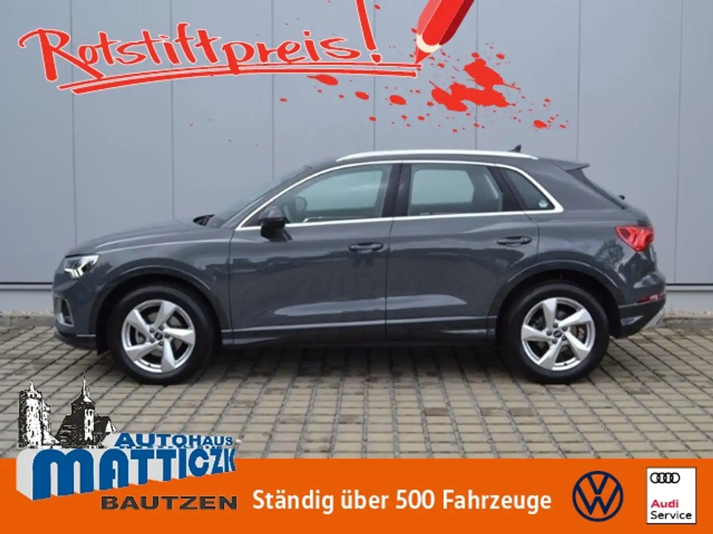 Audi Q3 35 TFSI S-tronic Advanced LED/NAVI/ACC/VIRTUAL-CO Grau - 1