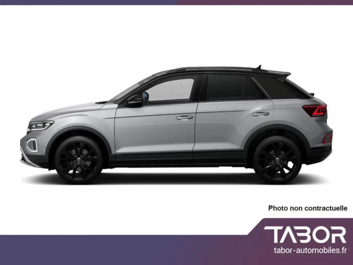 Volkswagen T-Roc 150 DSG Style BlackP Matrix Argent - 2