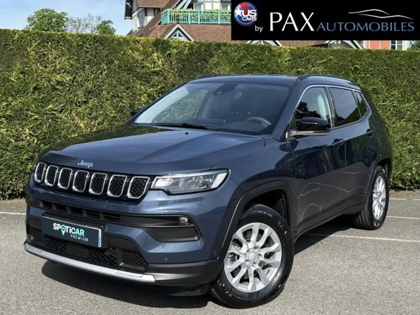 Jeep Compass 1.3 Turbo T4 190ch PHEV 4xe Limited AT6 eAWD Bleu - 1
