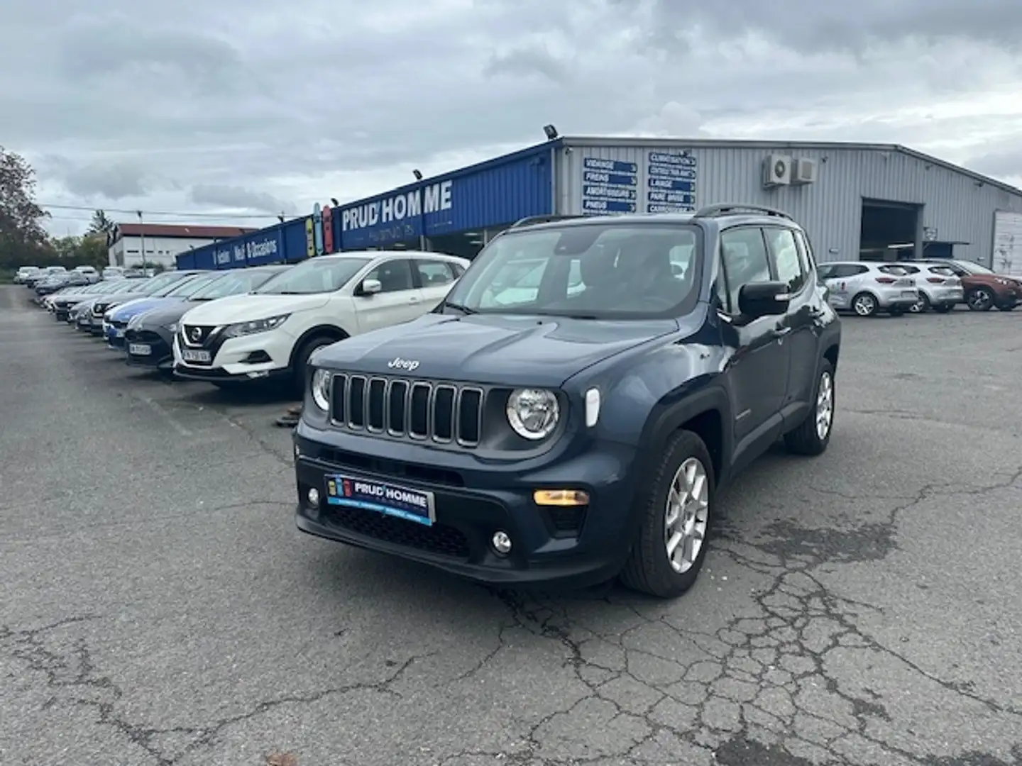 Jeep Renegade 1.5 TURBO T4 130CH MHEV LIMITED BVR7 Bleu - 1
