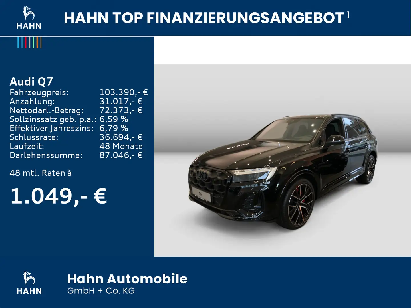 Audi Q7 SUV S line 50 TDI quattro 210(28 Schwarz - 2