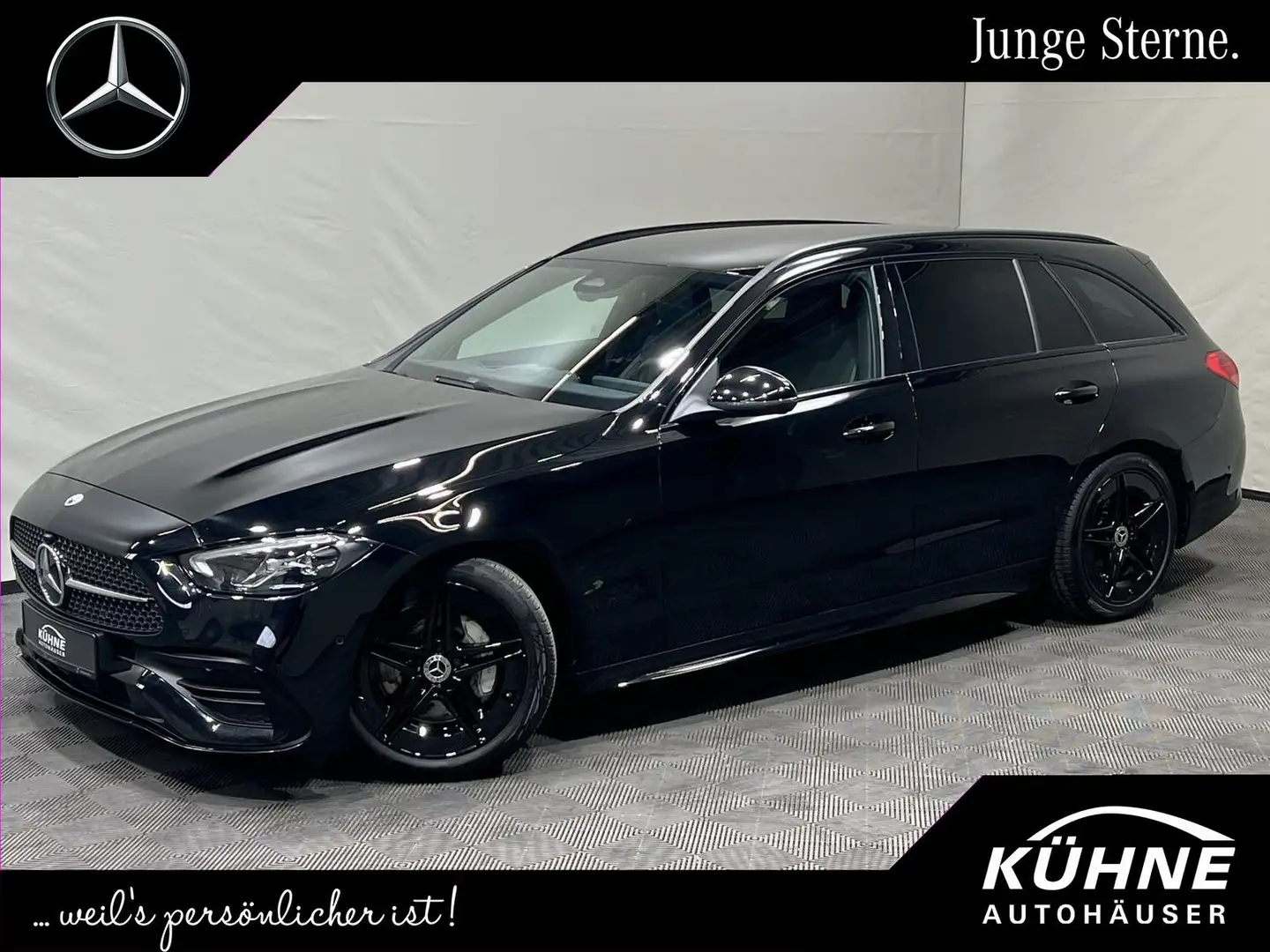Mercedes-Benz C 200 T AMG Line Night+Distronic+EasyPack+Kamera Schwarz - 1