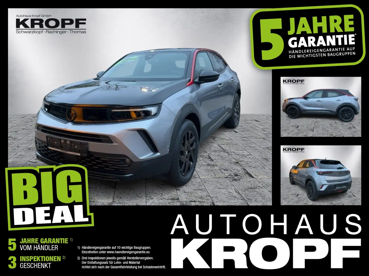 Opel Mokka-E Mokka e GS Line FIN ab 2,99% LED+Navi+Winterp. Grau - 1