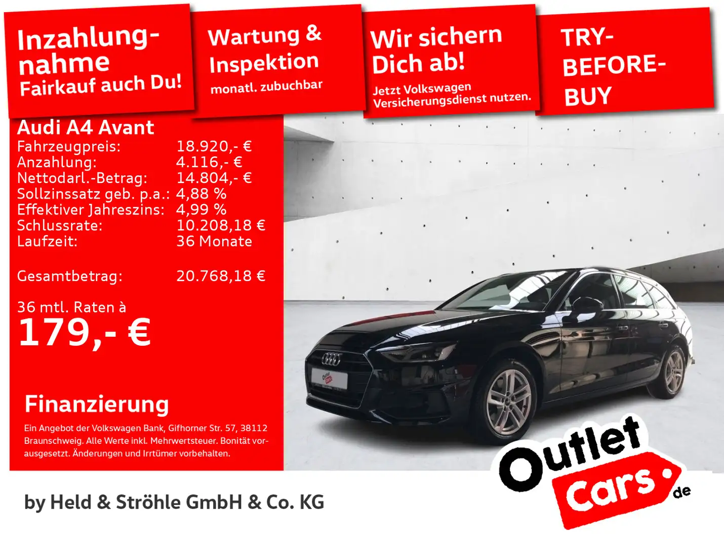 Audi A4 30 TDI ALU DAB LED NAVI PDC+ E-KLAPPE Zwart - 1