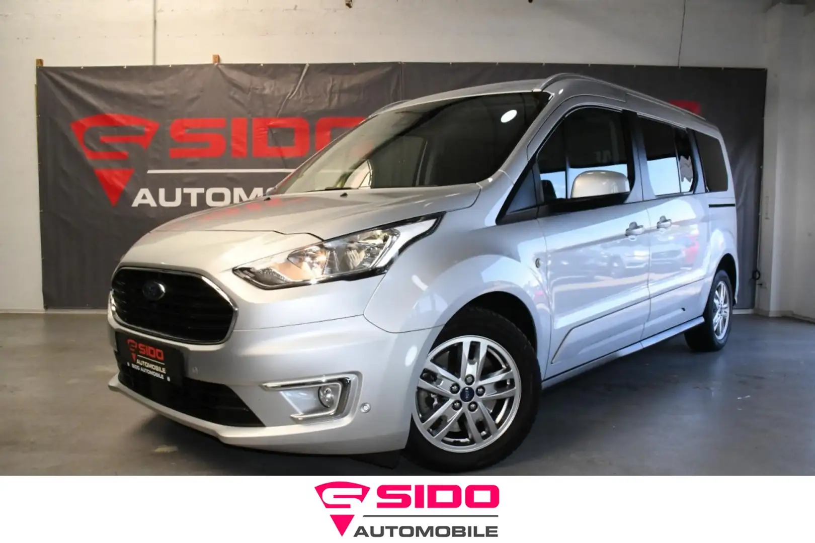 Ford Grand Tourneo Titan. ACC*KEY*NAV*CAM*7.Sitz*PANO Klima Navi Срібний - 1