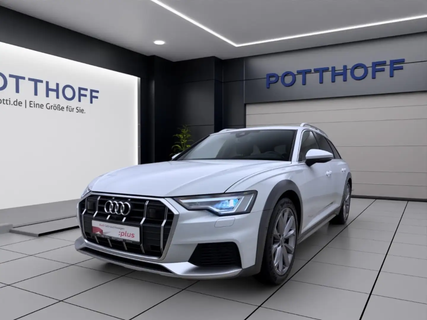 Audi A6 allroad 45 TDI STDHZG AHK PDC SITZHZG Weiß - 1