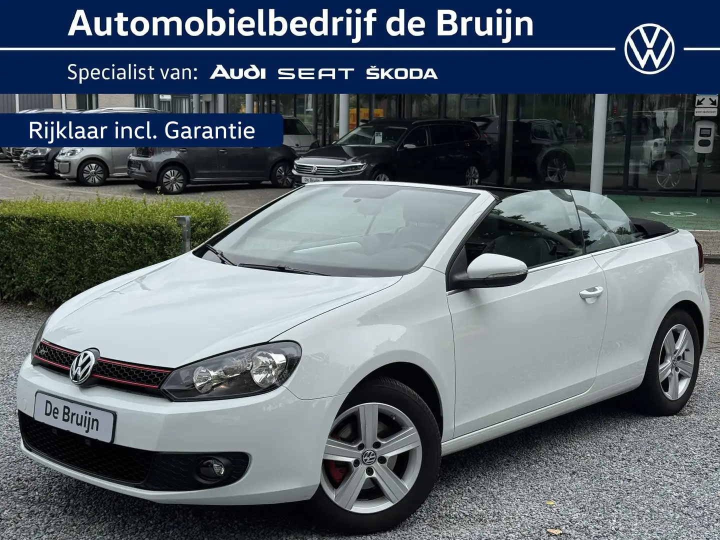 Volkswagen Golf Cabriolet 1.2 TSI BlueMotion (Trekhaak,Airco,LM,Cruise) Wit - 1