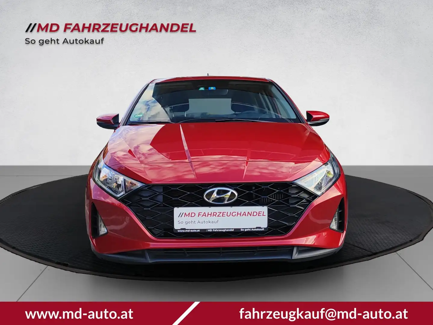 Hyundai i20 1.0 TGDI Select 74 kW (101 PS), Schaltgetriebe Rot - 2