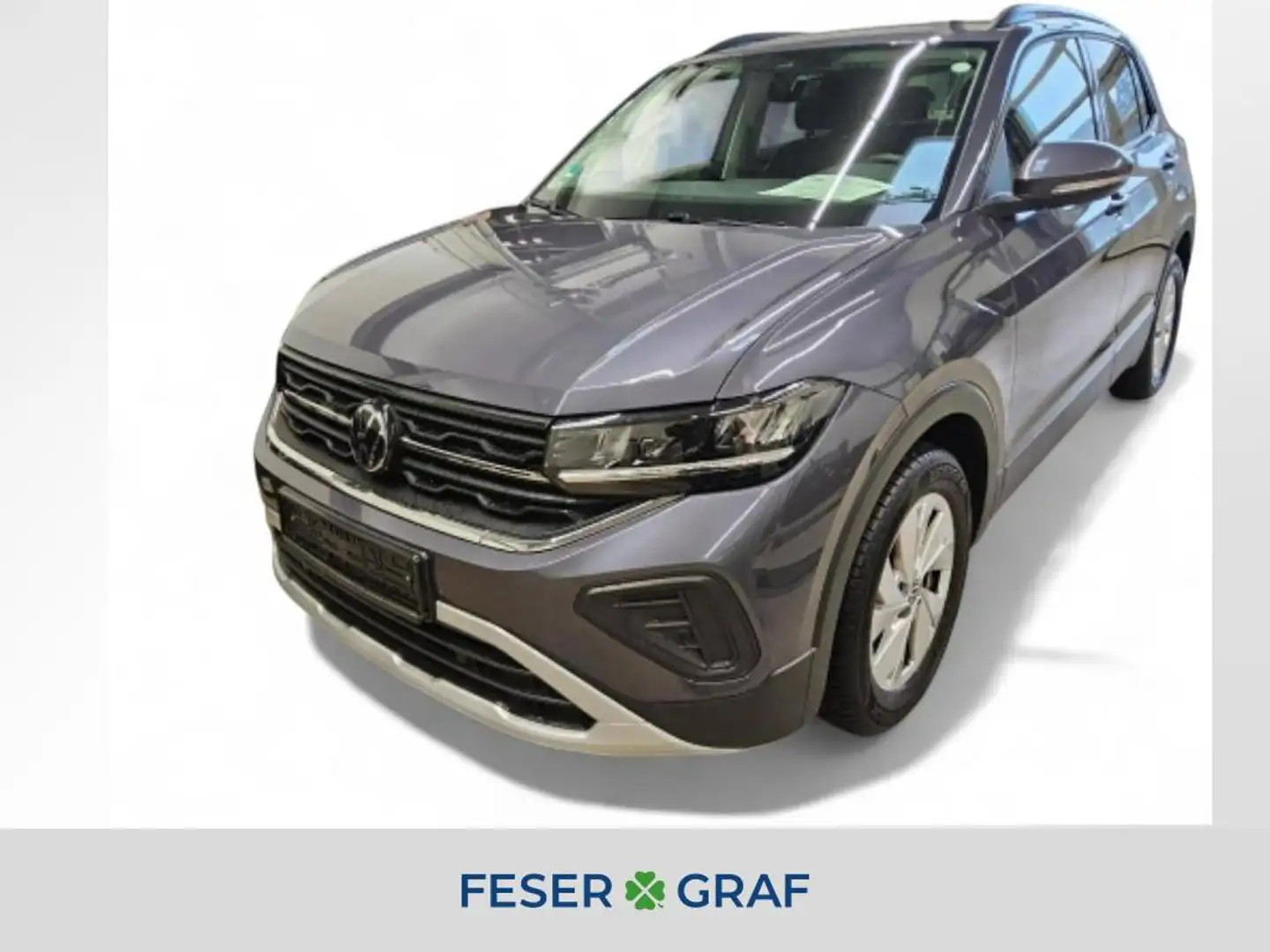Volkswagen T-Cross 1.0 TSI Life LED/Rear View/Sitzhzg./Navi Grau - 1
