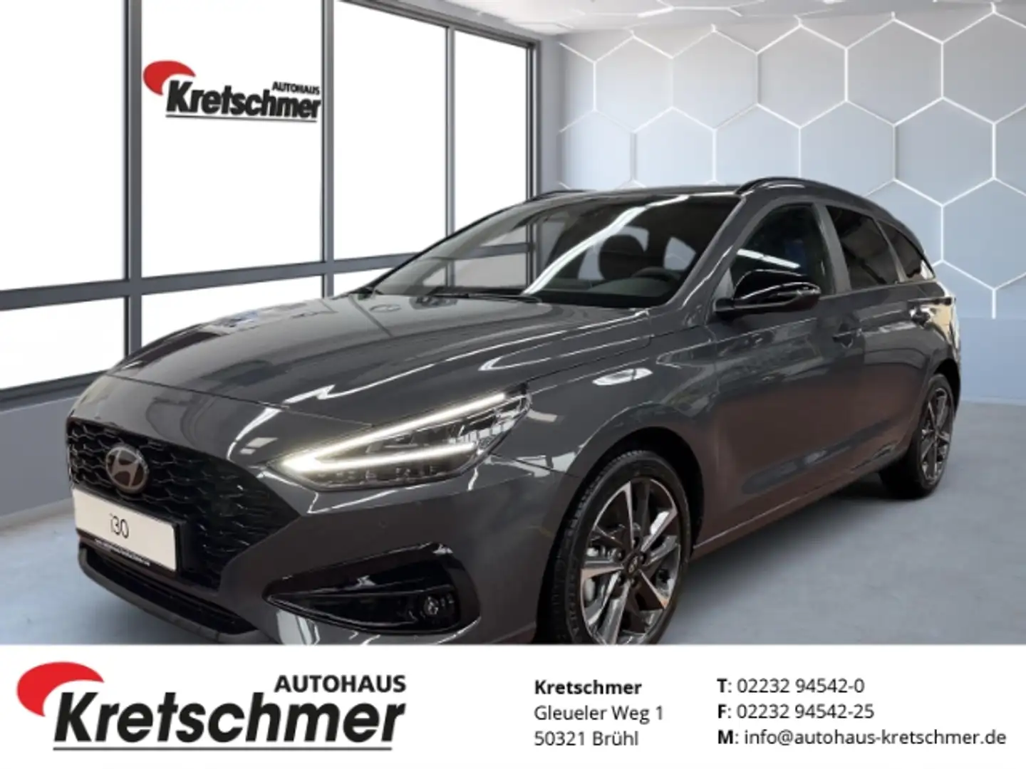 Hyundai i30 CW Kombi Advantage*AUTOMATIK* Plus-Paket*LED*NAVI* Grigio - 1