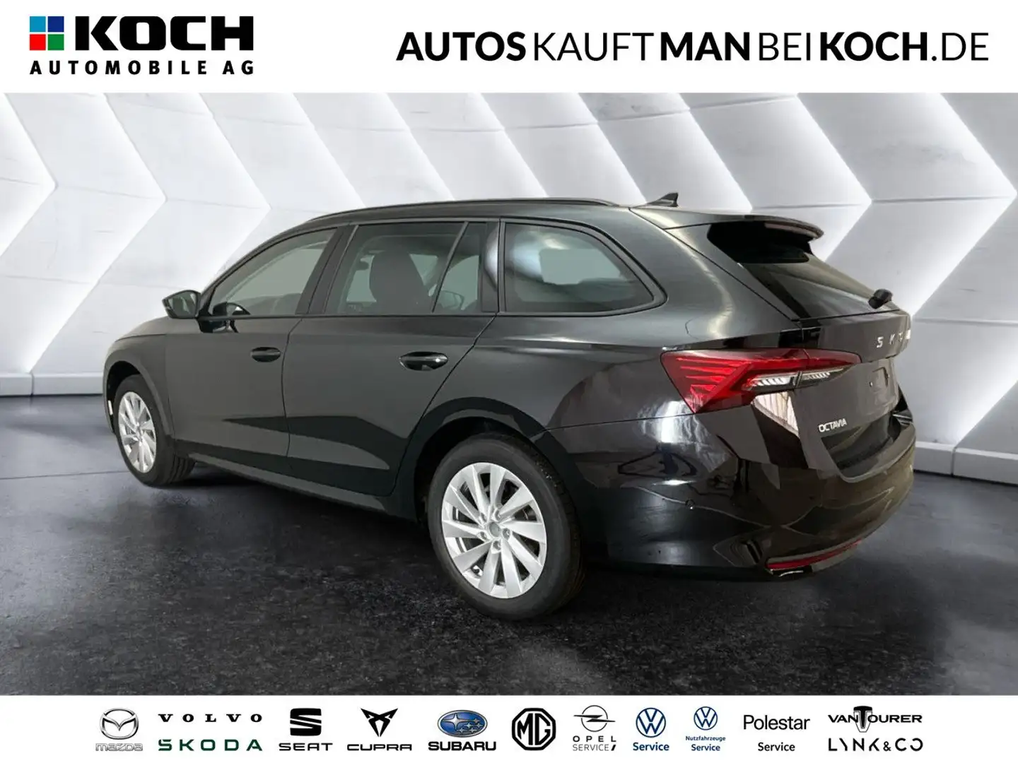 Skoda Octavia Combi 2.0 TDI DSG Selection AHZV NAVI LED Schwarz - 1