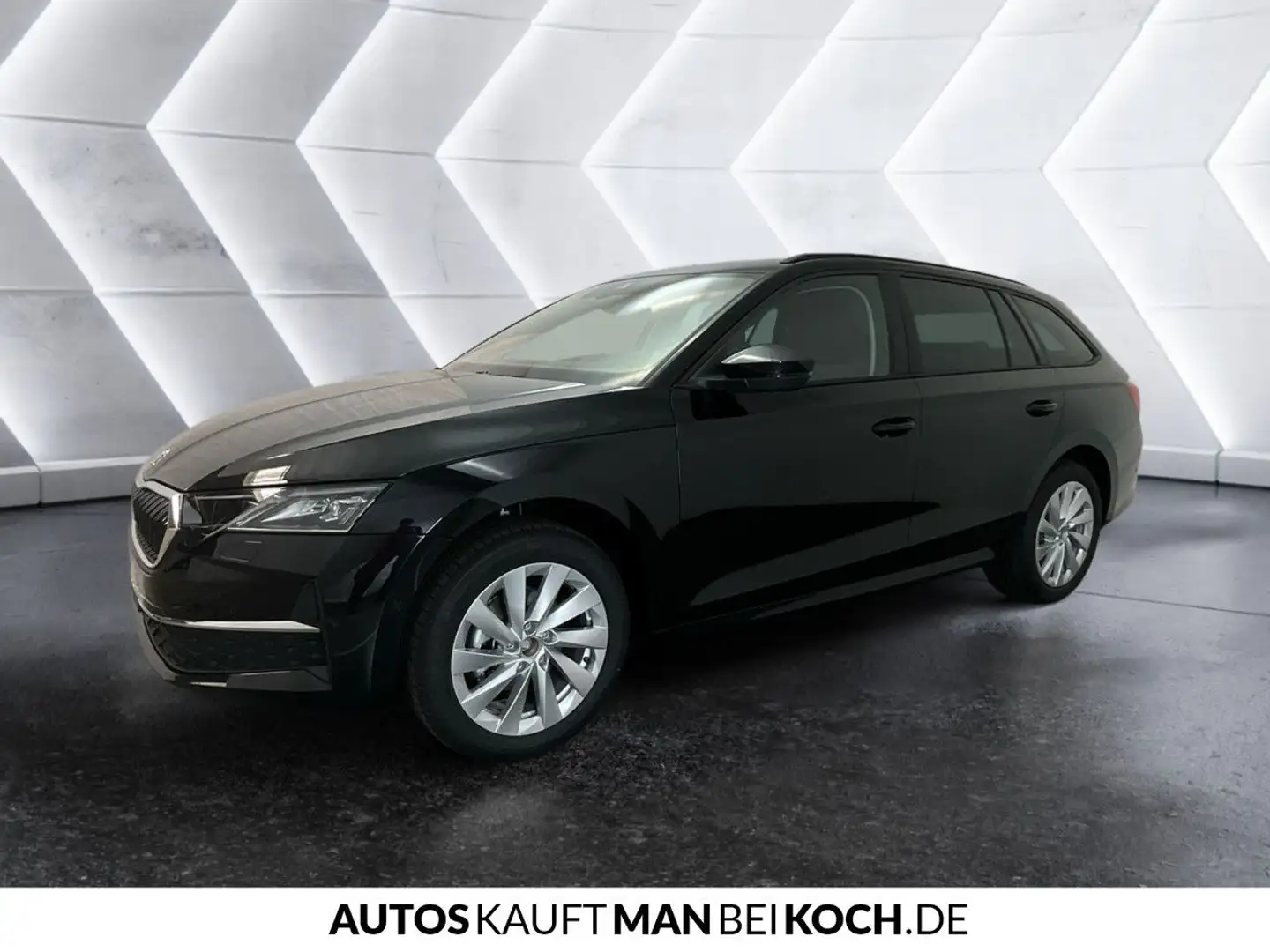 Skoda Octavia Combi 2.0 TDI DSG Selection AHZV NAVI LED Schwarz - 2