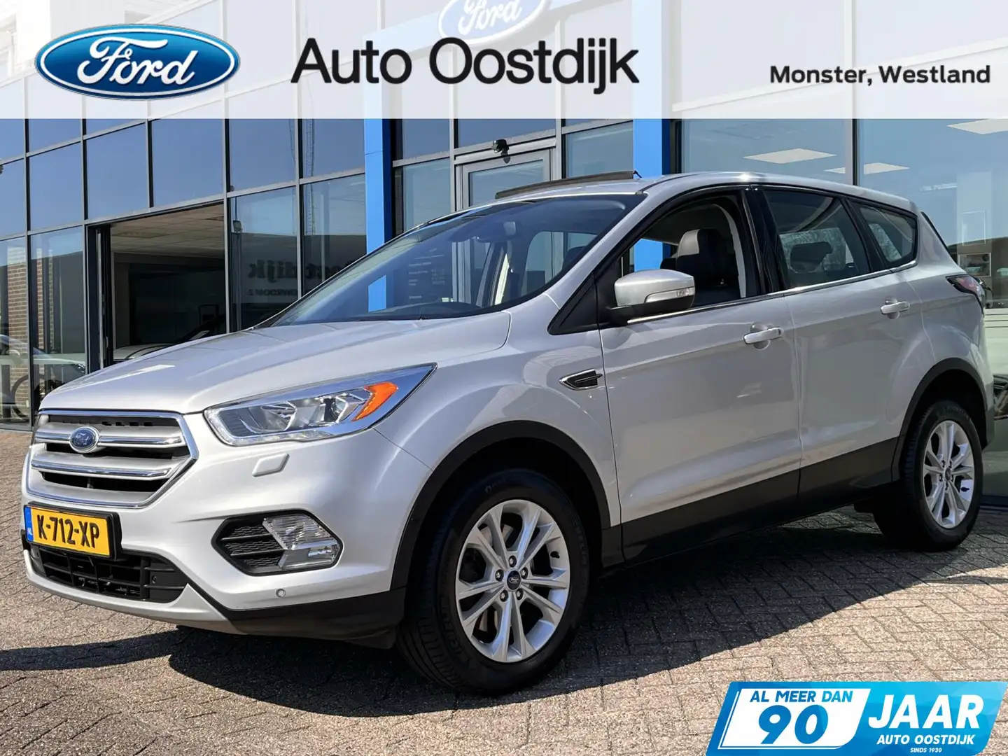 Ford Kuga 1.5 EcoBoost Titanium 182PK Automaat Afn. Trekhaak Zilver - 1
