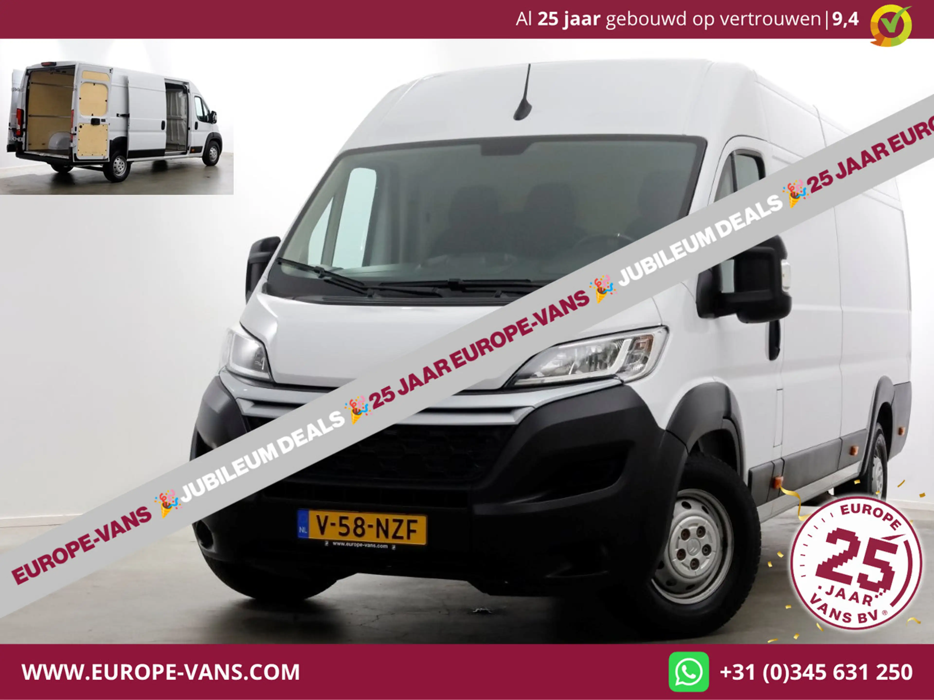 Citroen Jumper 2.2 BlueHDi 165pk L4H2 Airco/Navi/Camera 06-2024