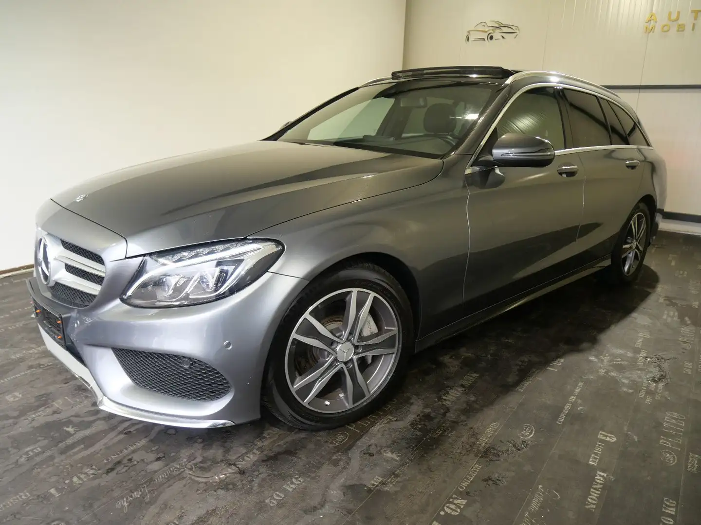 Mercedes-Benz C 220 d T BlueTec AMG Line Panorama - AHK (40) Gris - 1