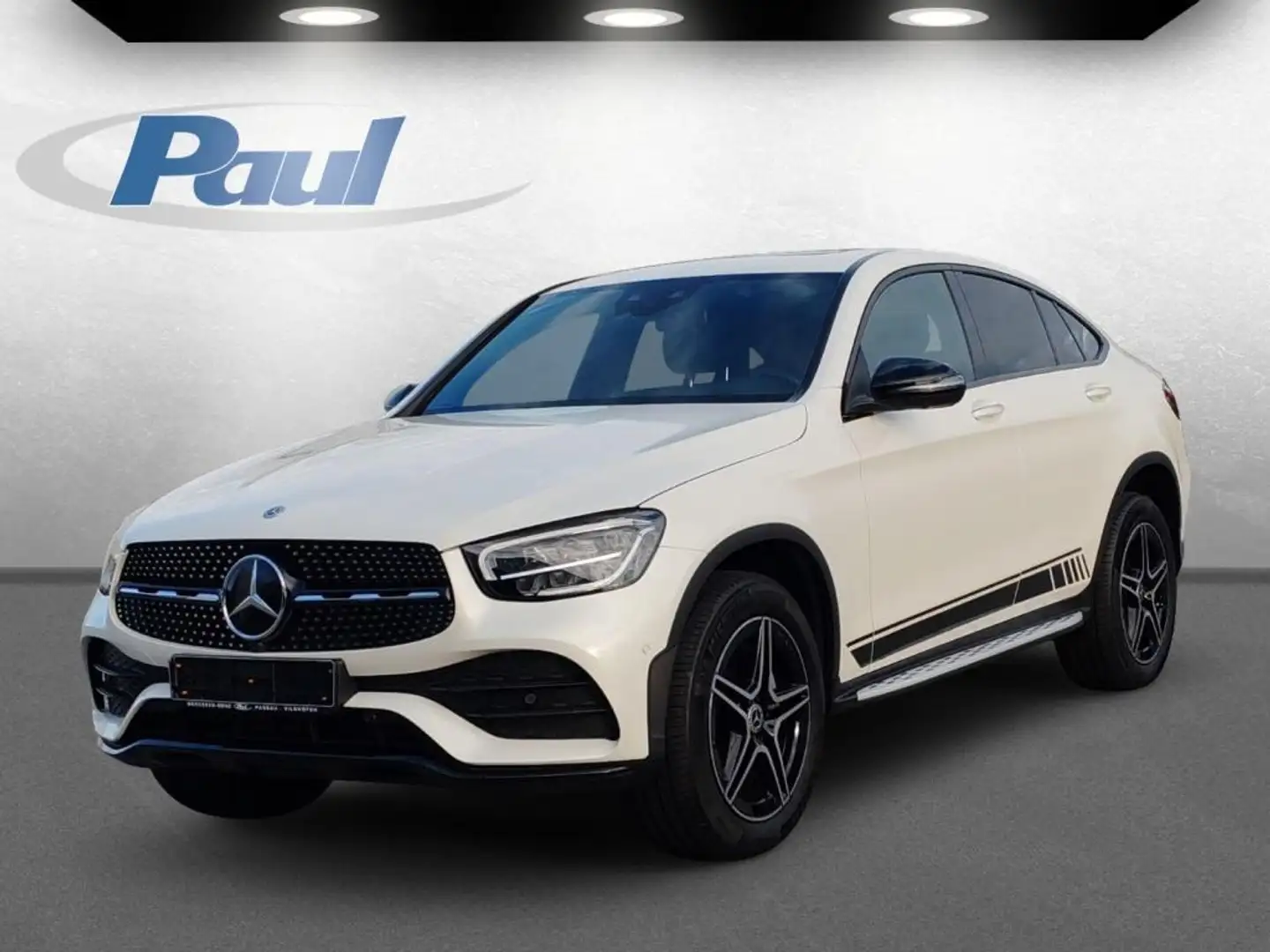Mercedes-Benz GLC 300 de AMG Night AHK SHD Distronic Memory Blanc - 2