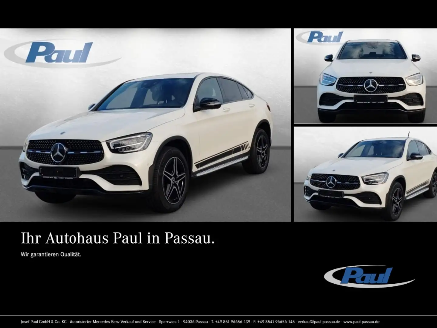 Mercedes-Benz GLC 300 de AMG Night AHK SHD Distronic Memory Blanc - 1