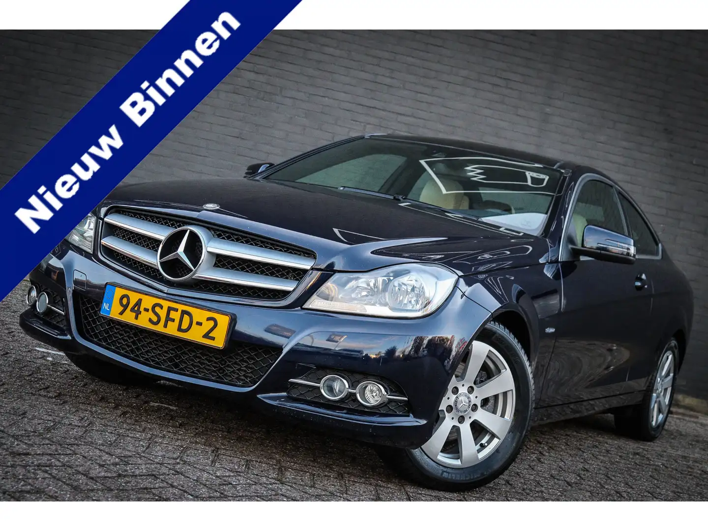 Mercedes-Benz C 180 Coupé Orig Ned. Net binnen; Jouw droomauto? Bleu - 1