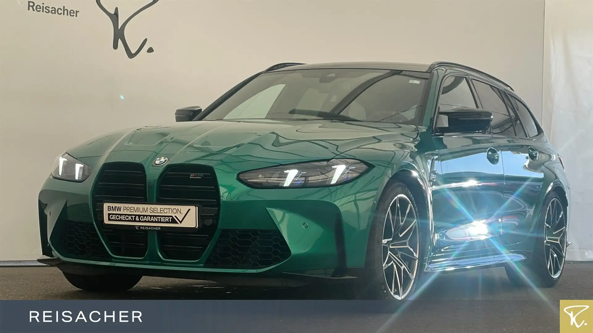 BMW M3 A Competition M xDrive Tou 360 H&K HuD 19/20" Grün - 1