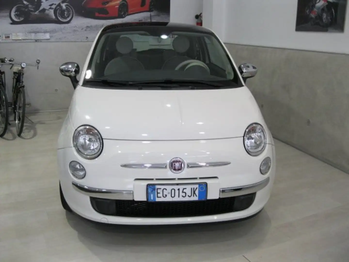 Fiat 500 500 1.3 mjt 16v Lounge 95cv Bianco - 1