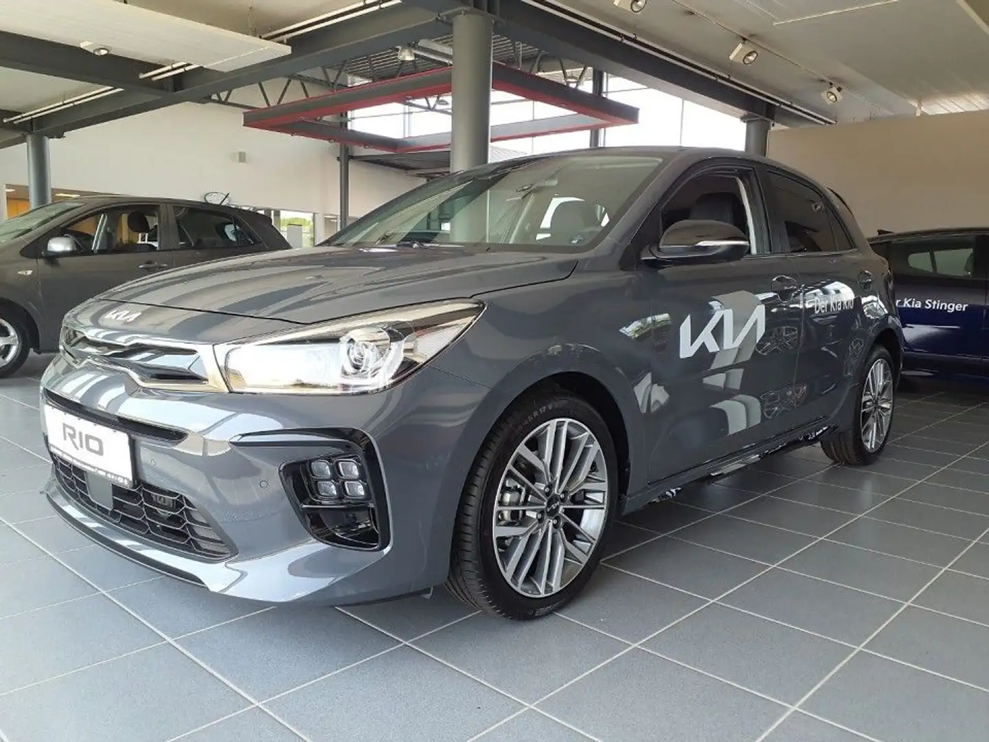 Kia Rio 1.0T 120 48V DCT GTL NAVI Grau - 2