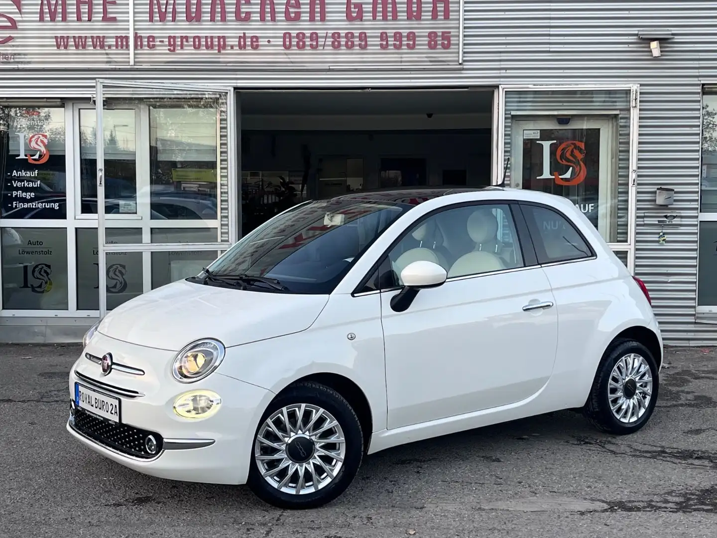 Fiat 500 0.9 Lounge*Navi*Panorama*PDC*Klima*Bluetooth Weiß - 1