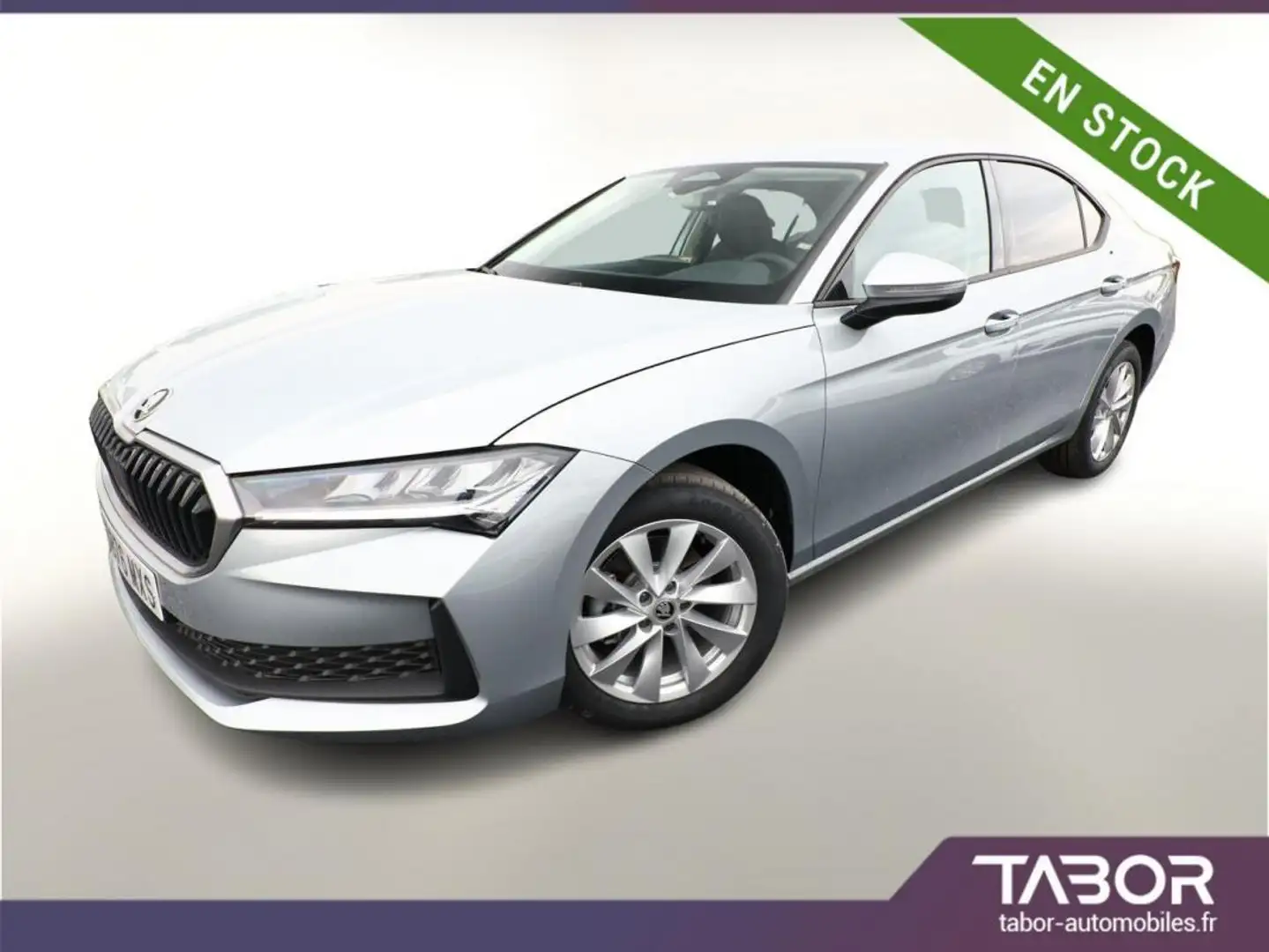 Skoda Superb 1.5 eTSI 150 DSG LED GPS cam SunS Argent - 1
