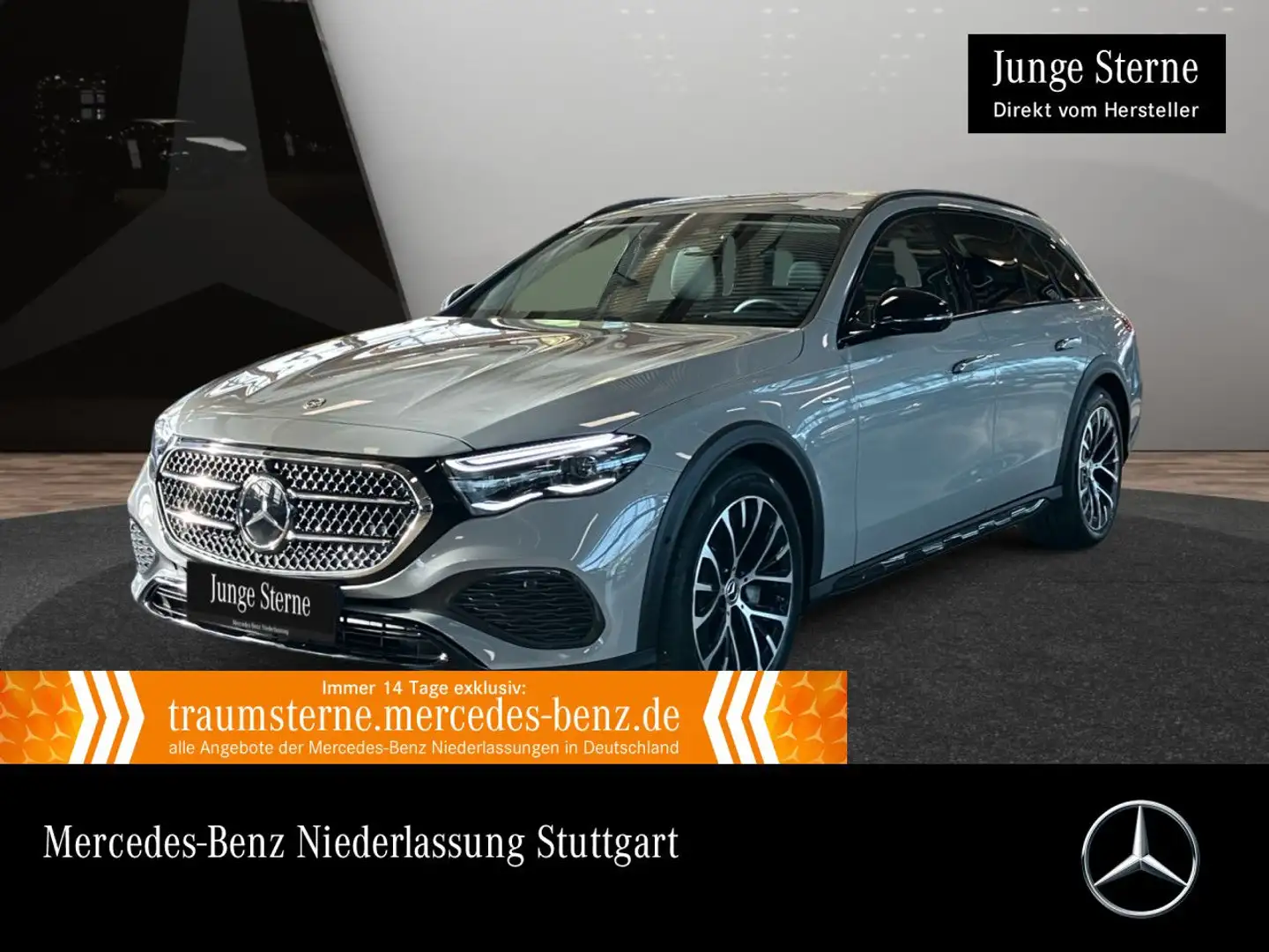 Mercedes-Benz E 300 de T 4M Hybrid Avantgarde Fahrass 360° AHK Grau - 1