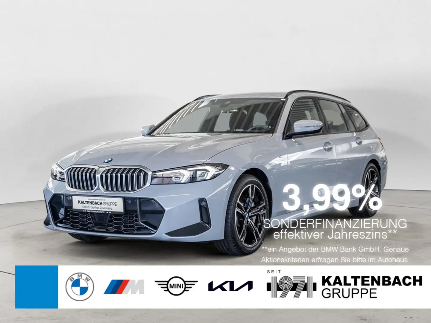 BMW 330 i Touring xDrive M-Sport LED ACC NAVI SHZ Grijs - 1