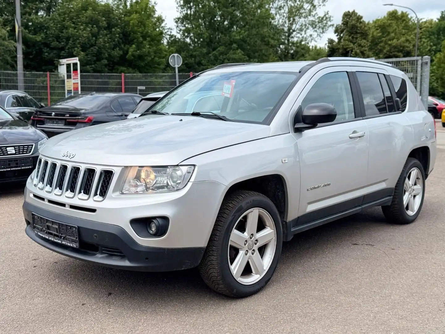 Jeep Compass 2.2 CRDi Limited 4x4 AHK+Euro 5 Argent - 1