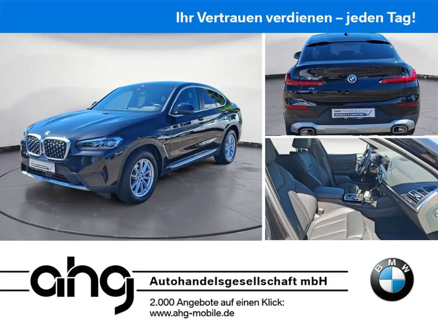 BMW X4 xDrive20i Driving Assistant harman kardon Kom Чёрный - 1
