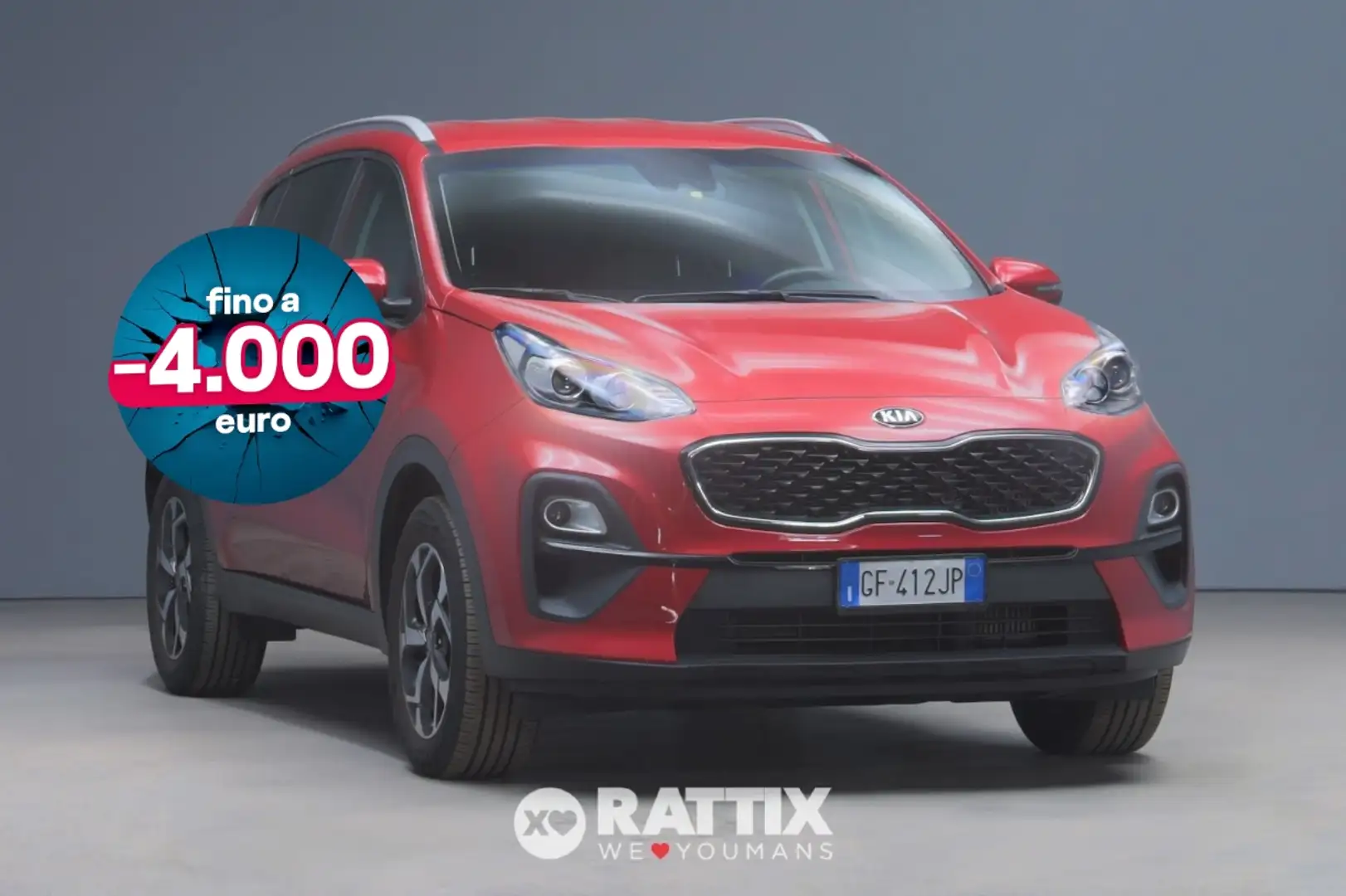 Kia Sportage 1.6 CRDI Mhev 136CV Business Class DCT Rosso - 1