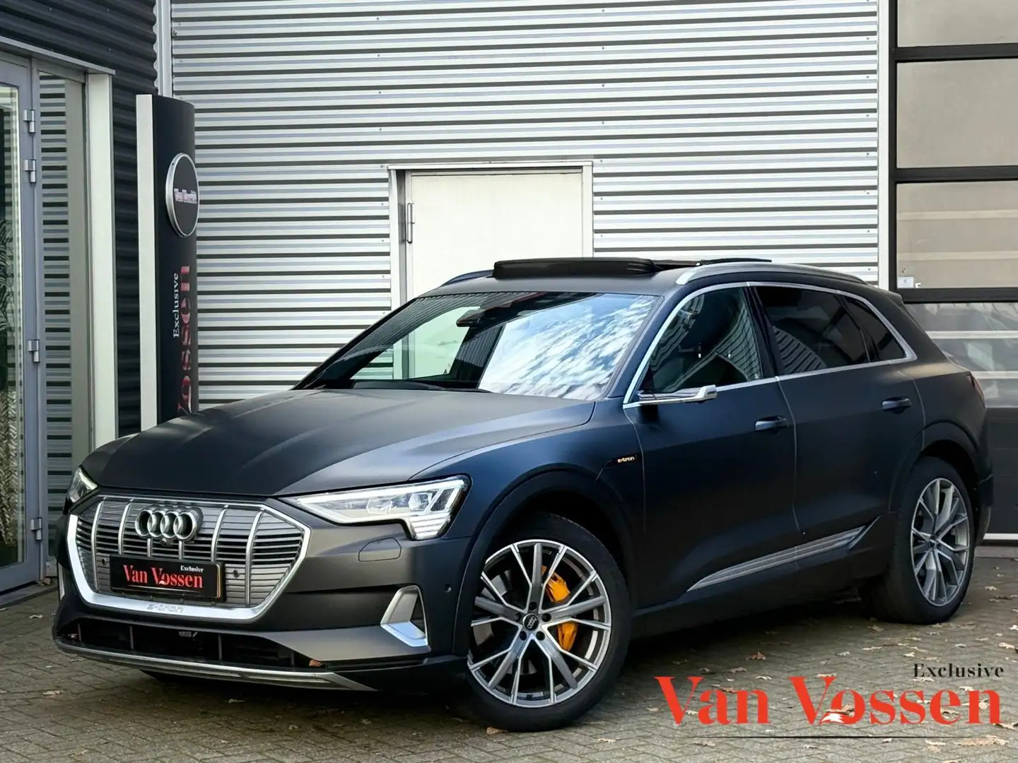 Audi e-tron E-tron 55 Quattro First Edition 95 kWh |PANO|LEER| Grijs - 1