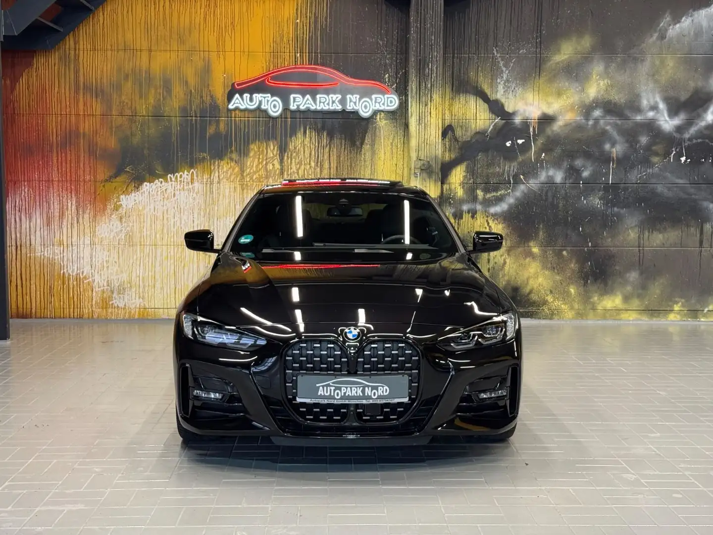 BMW 420 i Coupe M Sport Aut. LED~ACC~GSD~H&K~360° Zwart - 2