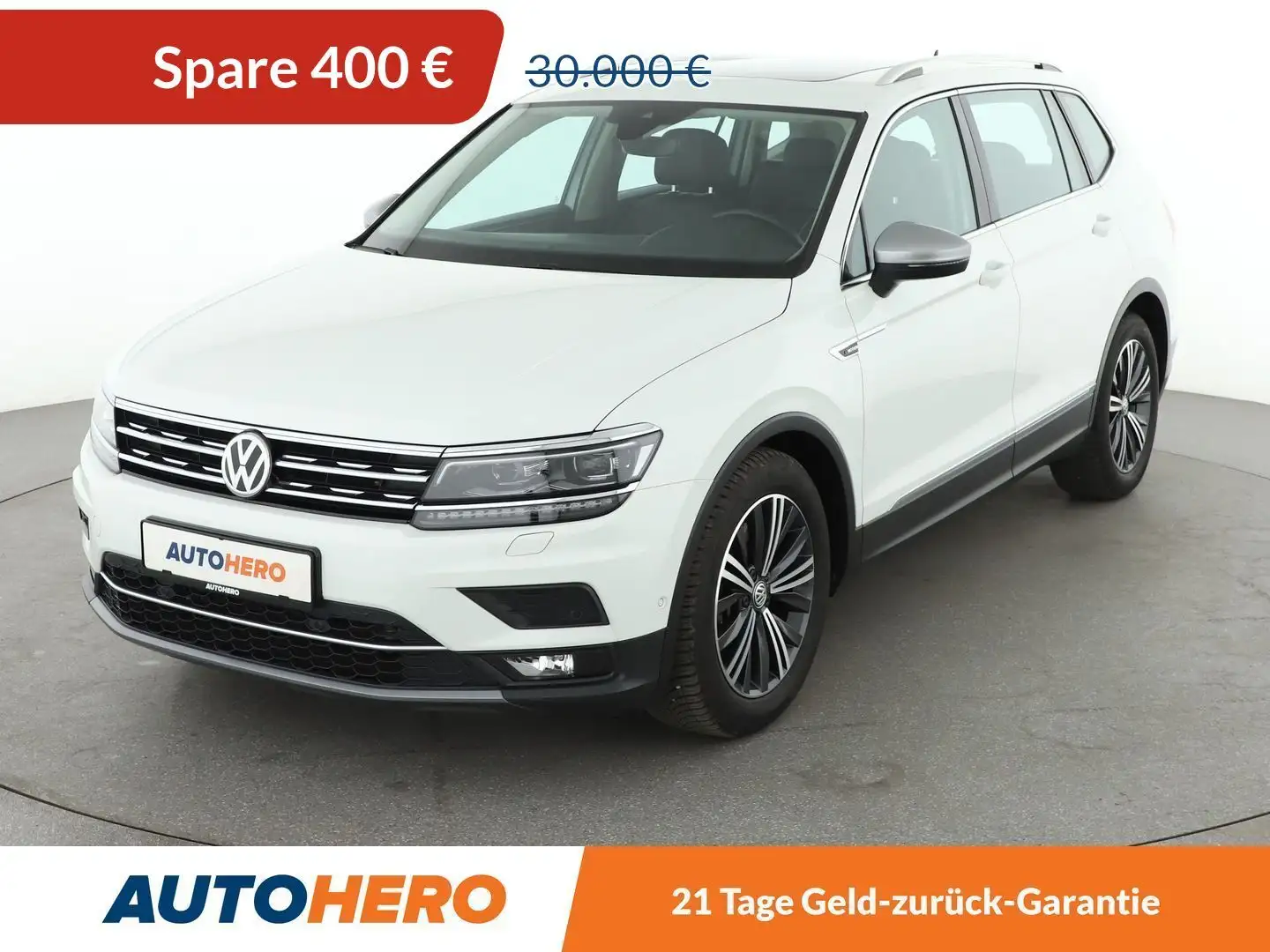 Volkswagen Tiguan Allspace 2.0 TDI Highline 4M Aut.*NAVI*CAM*LED*SHZ*STNDHZG* Weiß - 1